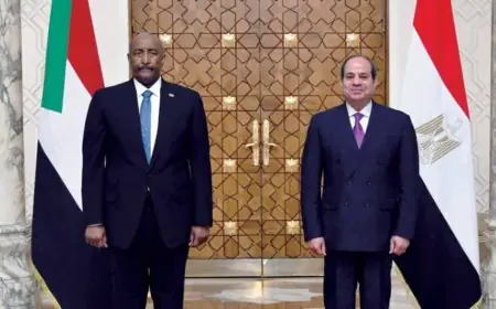 الرئيس السيسى يعزى الفريق أول ركن عبد الفتاح البرهان فى وفاة نجله