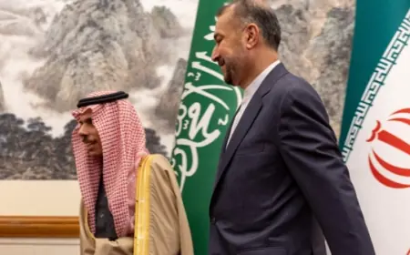 فيصل بن فرحان يبحث مع نظيريه الإيراني والباكستاني أوضاع غزة