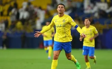 هاتريك رونالدو 66 .. النصر يهزم الوحدة بسداسية في الدوري السعودي
