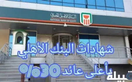 فلوس كتير.. شهادات البنك الأهلي 2024 افضل استثمار آمن بعوائد مرتفعة تصل إلى 30%