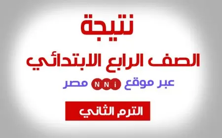 نتيجة الصف الرابع الابتدائي الترم الثاني 2025 روابط النتيجة بالاسم فقط او برقم الجلوس بوابة التعليم الاساسي