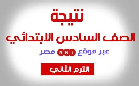 رابط نتيجة الصف السادس الابتدائي الترم الثاني 2024 برقم الجلوس والاسم او بالرقم القومي موقع وزارة التربية والتعليم