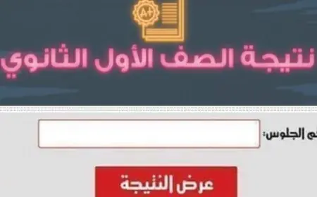 نتيجة الصف الأول الثانوي بالرقم القومي 2024 الترم الثاني رابط لكل المحافظات