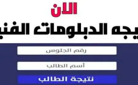 نتيجة الدبلومات الفنية 2024 عبر موقع وزارة التربية والتعليم بوابة التعليم الفني