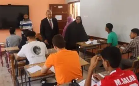 امتحانات الثانوية العامة 2024 محافظ القليوبية يتفقد لجان الامتحانات في بنها