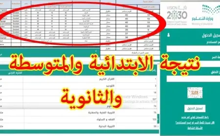 جميع المراحل التعليمية.. نتائج الطلاب الفصل الثالث عبر نظام نور 1445 بدون كلمة سر