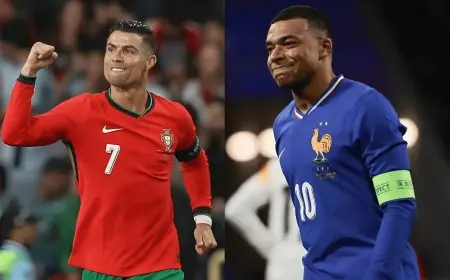 رونالدو VS امبابي..  موعد مباراة فرنسا والبرتغال في دور ربع النهائي من بطولة اليورو 2024