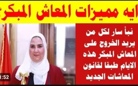 آخر أخبار المعاش المبكر الآن 2024.. شروط ومستندات الحصول على المعاش المبكر طبقا للائحة التأمينات الاجتماعية