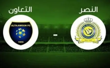 استعد للماتش.. موعد مباراة النصر والتعاون في كأس السوبر السعودي 2024-2025