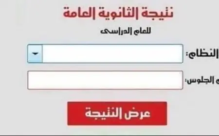 رابط نتيجة الصف الثالث الثانوي 2024 برقم الجلوس والأسم عبر موقع وزارة التربية والتعليم نتائج الطلاب moe.gov.eg