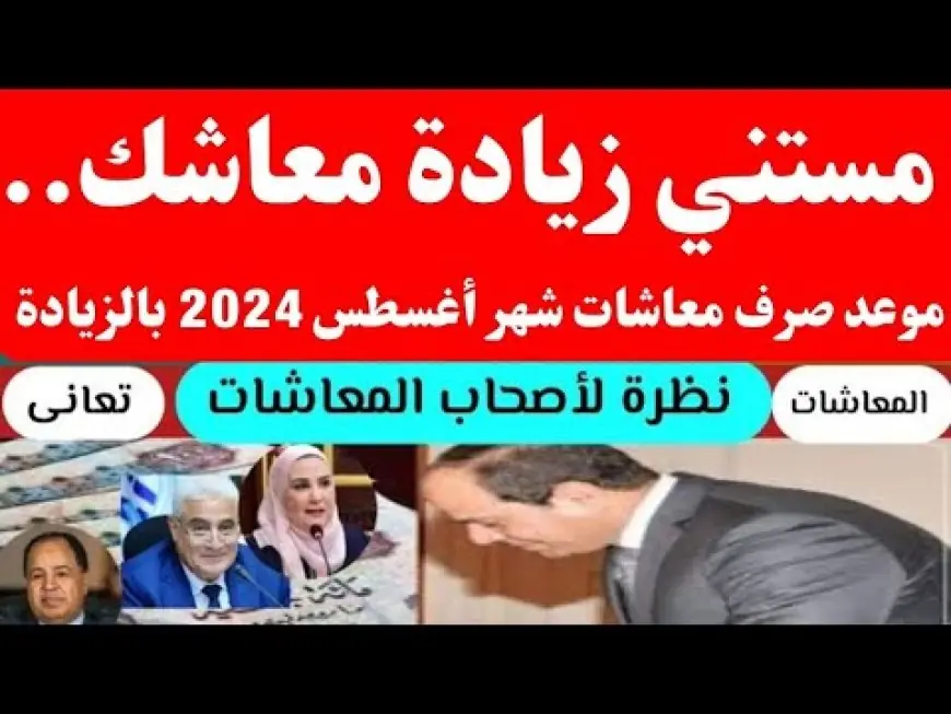 الهيئة القومية للتأمينات الاجتماعية في مصر تعلن عن موعد صرف معاشات أغسطس 2024 مع زيادة جديدة بنسبة 15%