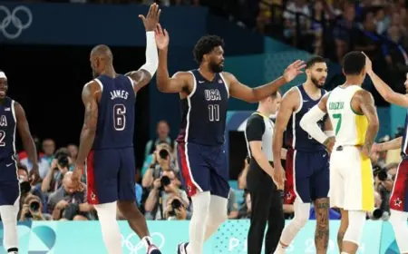 أمريكا تهزم فرنسا وتتوج بذهبية كرة السلة بأولمبياد باريس