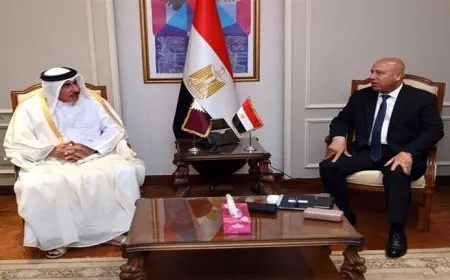 كامل الوزير يبحث مع وزير المواصلات القطري ضخ استثمارات مباشرة لتطوير الحاويات بالموانئ