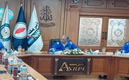 الرئيس التنفيذي للهيئة المصرية العامة للبترول يجري زيارة ميدانية بمصفاة الأسكندرية
