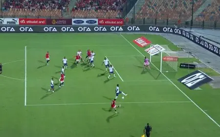 مصر ضد كاب فيردى.. رامي ربيعة يتقدم للفراعنة بالهدف الأول