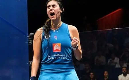 نور الشربيني تتوج ببطولة مصر المفتوحة للإسكواش