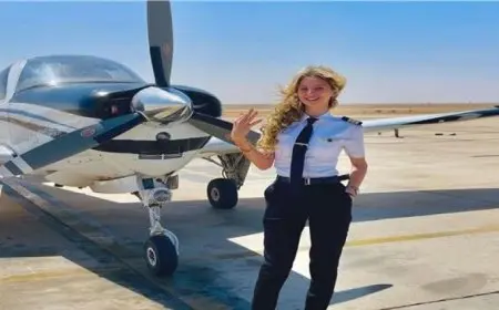 ابنة أسيوط تحلق في عالم الطيران والإعلام.. رحلة الكابتن طيار ميرولا ماجد نحو الحلم