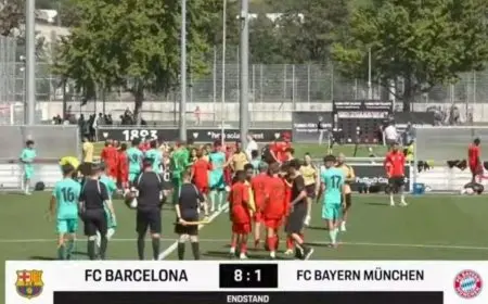 ثأر تاريخي.. ناشئو برشلونة يكتسحون بايرن ميونيخ 8-1
