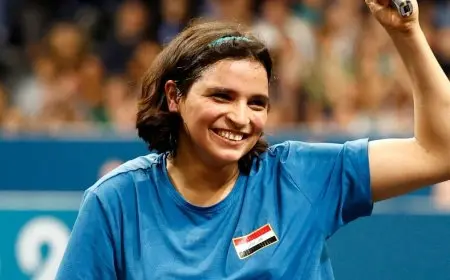 نجلة عماد تهدي العراق أول ذهبية في بارالمبياد باريس