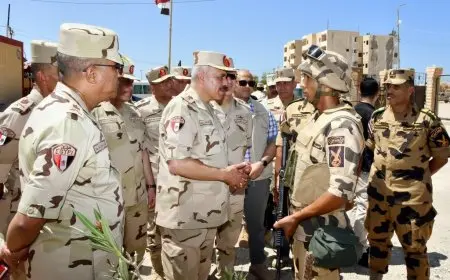 رئيس الأركان على حدود مصر مع غزة .. أحمد موسى يكشف أقوى رسائل مصر