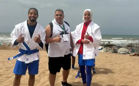 مصر تشارك في بطولة العالم للسامبو الشاطئ في المغرب