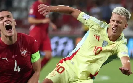 قلق في برشلونة بعد تصريحات دي لافوينتي عن إصابة أولمو