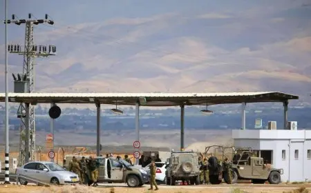 أول فيديو لمقتل 3 إسرائيليين عند معبر الكرامة على الحدود بين الأردن والضفة الغربية