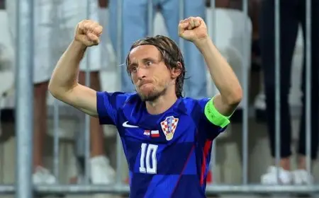 هدف رائع لمودريتش يمنح كرواتيا الفوز على بولندا بدوري الأمم