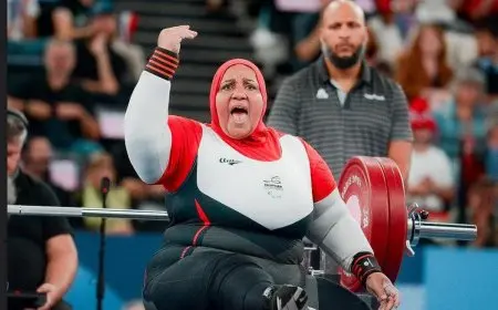 نادية فكري.. تاريخ حافل من الميداليات البارالمبية ينتهي ببرونزية تاريخية