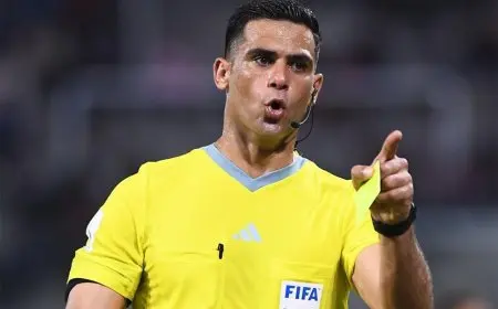 الحكم المصري محمد معروف يحتسب ركلة جزاء «مثيرة للجدل» للسنغال أمام بوروندي