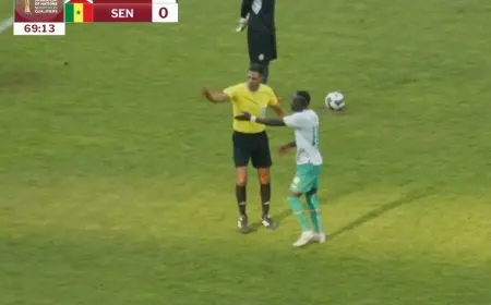 شاهد بالفيديو ركلة الجزاء السنغال «المثيرة للجدل» أمام بوروندي بصافرة محمد معروف