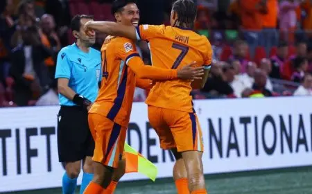 هدف تاريخي لهولندا في شباك ألمانيا بدوري الأمم الأوروبية