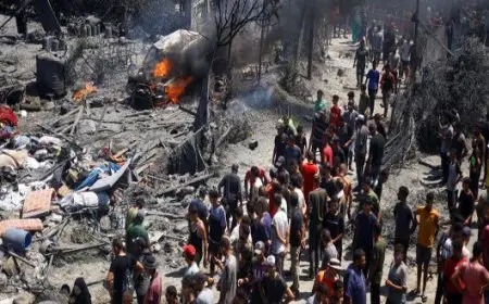 إدانات عربية ودولية لمجزرة الاحتلال الإسرائيلي بحق النازحين في مواصي خان يونس