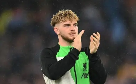 ليفربول يخسر جهود هارفي إليوت أمام ميلان وبولونيا