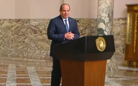 الرئيس السيسي: غزة تشهد انتهاكا صارخا لحقوق الإنسان على مرأى ومسمع الجميع