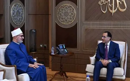 مدبولي يلتقى مفتي الجمهورية ويؤكد دعم الدولة في سبيل تحقيق أهداف دار الإفتاء والاضطلاع بدورها الفعال