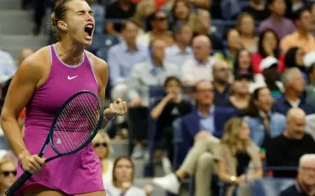 سابالينكا تستعد للمشاركة في نهائيات الجولة العالمية للتنس بالرياض