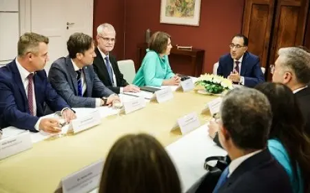 رئيس الوزراء يجتمع مع ممثلي عدد من الشركات الألمانية المتخصصة في العديد من القطاعات الحيوية