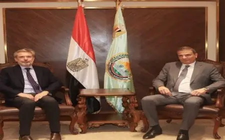 وزير الزراعة والسفير الإيطالي يبحثان أوجة التعاون المشترك