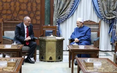 شيخ الأزهر يستقبل رئيس هيئة قضايا الدولة للتهنئة بالمولد النبوي الشريف