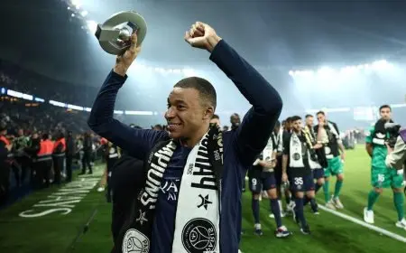 إلزام باريس سان جيرمان بدفع 55 مليون يورو لكيليان مبابي