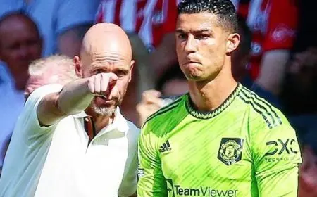 تين هاج: رونالدو بعيدا في السعودية