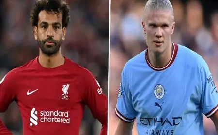 غياب صلاح.. هالاند يتصدر سباق الأسرع في الموسم الجديد بالدوري الإنجليزي