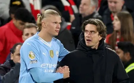 مدرب برينتفورد توماس فرانك: كبح إيرلينغ هالاند شبه مستحيل