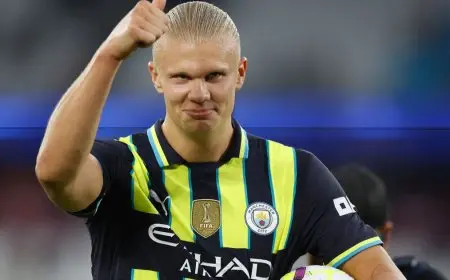 بعد أهدافه السبعة.. هالاند أفضل لاعب بالدوري الإنجليزي في أغسطس