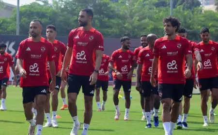 الأهلي يختتم استعداده قبل السفر إلى كينيا.. صور