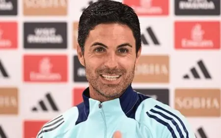 أرتيتا يلمّح إلى مشاركة أوديغارد في ديربي أرسنال وتوتنهام