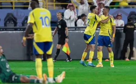 النصر ينجو من الهزيمة أمام الأهلي في اللحظات الأخيرة