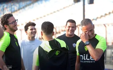 محاضرة فنية أخيرة للاعبي الزمالك قبل مواجهة الشرطة الكيني