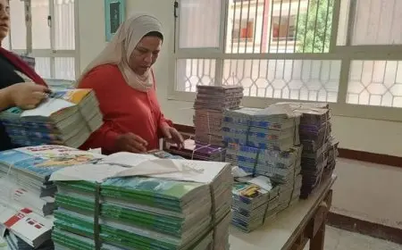 الجيزة تبدأ تسليم الكتب الدراسية للمدارس.. تعليمات خاصة بتوزيع الكتب على الطلاب